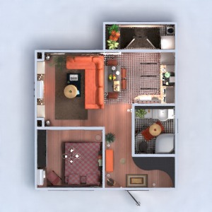 floorplans appartement meubles décoration diy salle de bains chambre à coucher salon cuisine eclairage rénovation espace de rangement studio entrée 3d