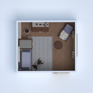 floorplans meble wystrój wnętrz sypialnia pokój diecięcy 3d