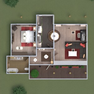 floorplans dom meble wystrój wnętrz zrób to sam łazienka sypialnia kuchnia na zewnątrz oświetlenie krajobraz 3d