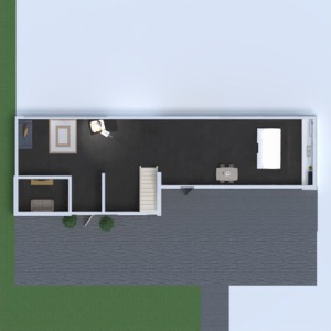 floorplans 浴室 办公室 景观 单间公寓 3d