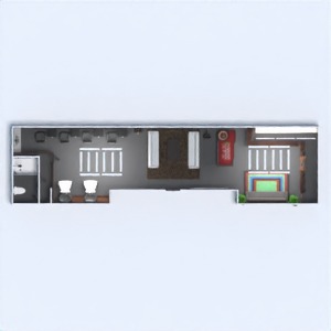 floorplans vaikų kambarys garažas vonia 3d