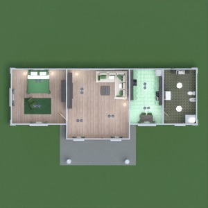 floorplans casa varanda inferior decoração banheiro quarto quarto cozinha área externa 3d
