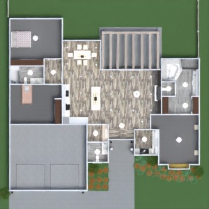 floorplans 装饰 露台 厨房 3d