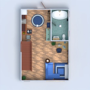 floorplans apartamento casa mobílias banheiro quarto 3d