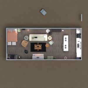 floorplans 公寓 装饰 卧室 客厅 厨房 照明 单间公寓 3d