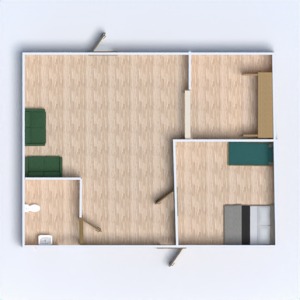 floorplans maison terrasse chambre à coucher cuisine 3d