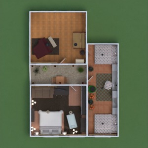 floorplans 独栋别墅 浴室 卧室 客厅 厨房 儿童房 照明 餐厅 3d