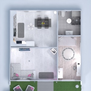 floorplans 独栋别墅 家具 装饰 浴室 卧室 客厅 厨房 户外 家电 餐厅 玄关 3d