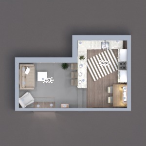 floorplans 家具 装饰 客厅 厨房 照明 3d