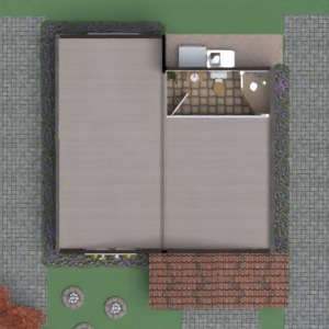 planos terraza garaje trastero 3d