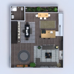 floorplans appartement maison terrasse meubles décoration diy salle de bains chambre à coucher salon cuisine chambre d'enfant bureau 3d