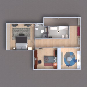 planos casa muebles hogar arquitectura 3d