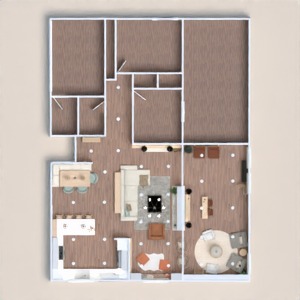 floorplans 独栋别墅 客厅 改造 3d