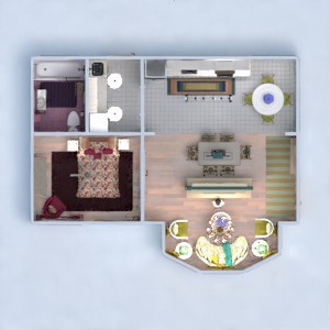 floorplans namas dekoras svetainė 3d