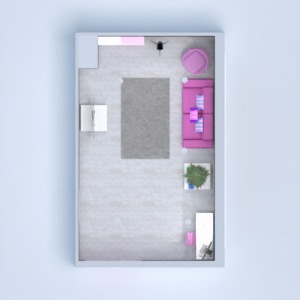 floorplans butas miegamasis svetainė biuras studija 3d