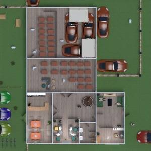 floorplans dom meble łazienka garaż na zewnątrz 3d