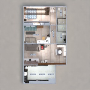 floorplans appartement meubles décoration cuisine eclairage maison café salle à manger architecture espace de rangement studio entrée 3d