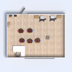 floorplans vaikų kambarys 3d
