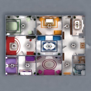 floorplans 公寓 家具 装饰 浴室 卧室 客厅 厨房 儿童房 照明 改造 家电 餐厅 储物室 玄关 3d