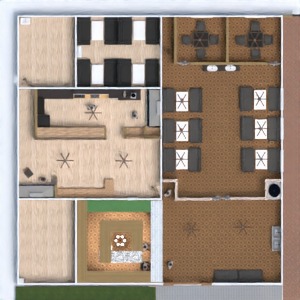 floorplans 车库 景观 3d