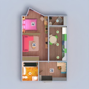 floorplans 公寓 家具 装饰 浴室 卧室 客厅 厨房 照明 改造 储物室 玄关 3d