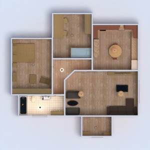 floorplans butas namas 3d