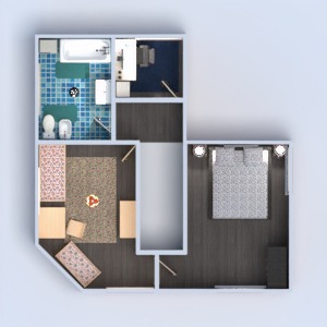 floorplans appartement maison salle de bains chambre à coucher salon cuisine chambre d'enfant salle à manger 3d