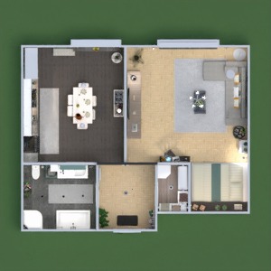 floorplans möbel do-it-yourself wohnzimmer küche büro beleuchtung café studio eingang 3d