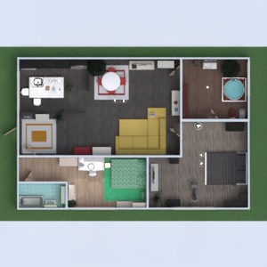 floorplans mieszkanie sypialnia 3d