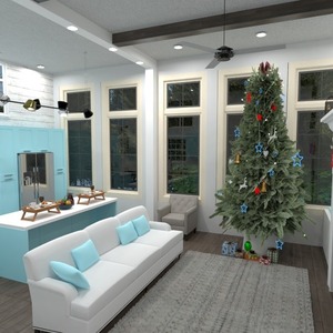 floorplans decor living room kitchen 3d