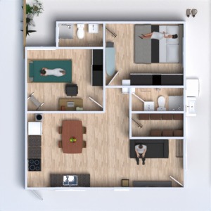 floorplans apartment 3d