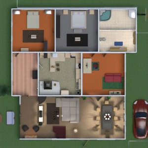 floorplans haus möbel dekor do-it-yourself schlafzimmer wohnzimmer garage küche beleuchtung landschaft haushalt 3d