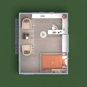 планировки дом мебель декор спальня 3d