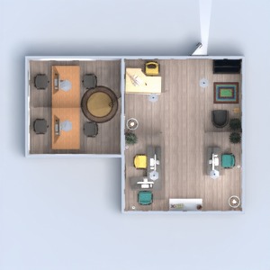 floorplans bureau rénovation espace de rangement 3d