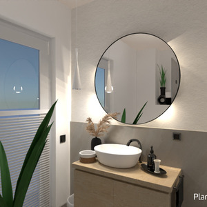 planos apartamento cuarto de baño iluminación reforma 3d