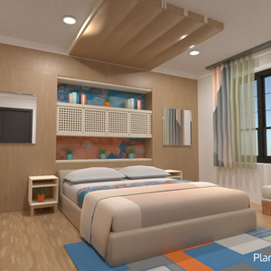 floorplans meble wystrój wnętrz sypialnia przechowywanie 3d