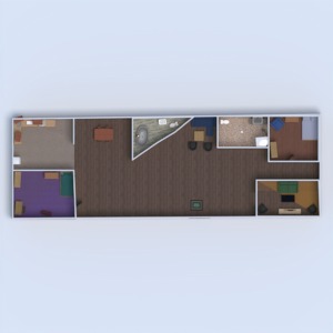floorplans 独栋别墅 家具 卧室 客厅 厨房 3d