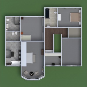 floorplans casa arquitetura patamar 3d