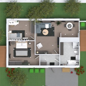 floorplans apartamento faça você mesmo área externa arquitetura 3d