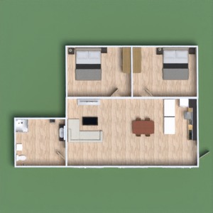 floorplans kids room office 3d