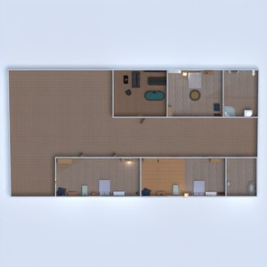 floorplans 独栋别墅 车库 厨房 儿童房 办公室 3d