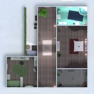 planos apartamento casa exterior paisaje arquitectura 3d
