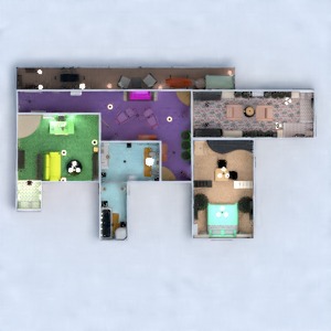 floorplans dom meble wystrój wnętrz łazienka sypialnia pokój dzienny kuchnia oświetlenie gospodarstwo domowe wejście 3d
