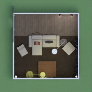 floorplans 独栋别墅 家具 客厅 照明 景观 3d