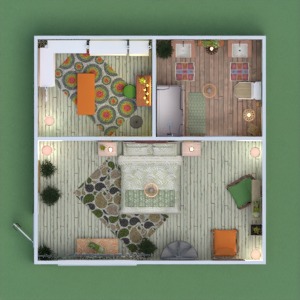 floorplans 公寓 浴室 卧室 储物室 3d