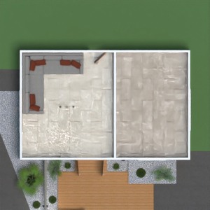 floorplans house terrace outdoor landscape household 3d