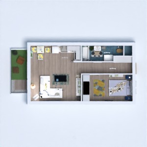 floorplans wystrój wnętrz łazienka sypialnia pokój dzienny kuchnia 3d