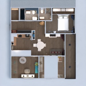 floorplans 公寓 家具 装饰 浴室 卧室 客厅 厨房 儿童房 改造 餐厅 单间公寓 玄关 3d