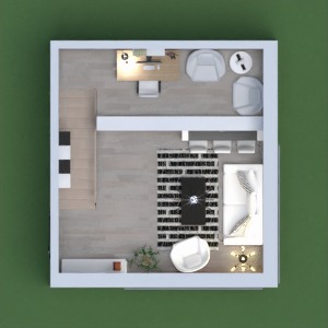 floorplans pokój dzienny kuchnia 3d