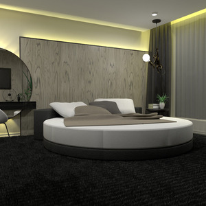 floorplans 卧室 照明 3d